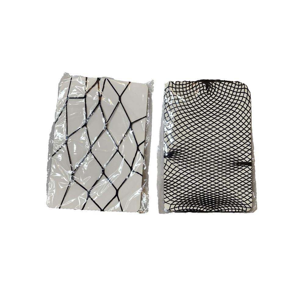 Pairs Fishnets Stockings Mesh Thigh High Pantyhose High Waist Black